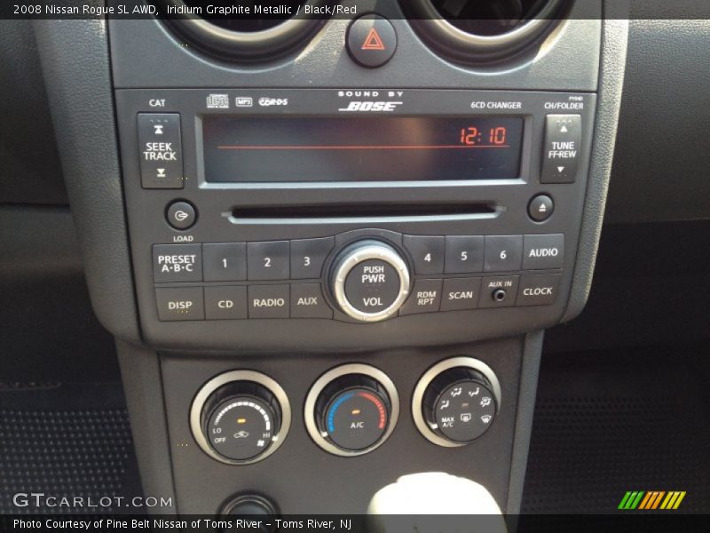 Iridium Graphite Metallic / Black/Red 2008 Nissan Rogue SL AWD
