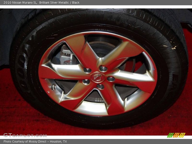 Brilliant Silver Metallic / Black 2010 Nissan Murano SL