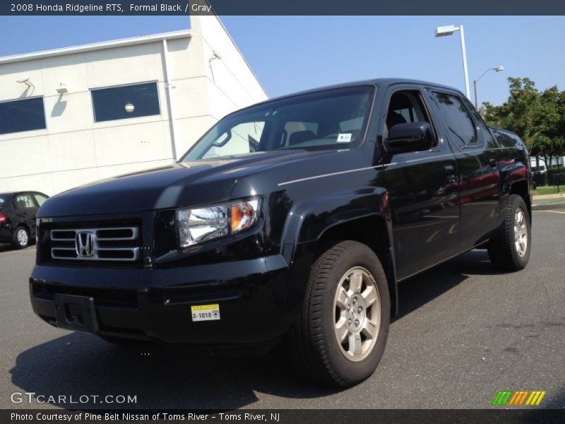 Formal Black / Gray 2008 Honda Ridgeline RTS