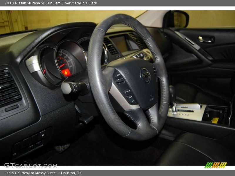 Brilliant Silver Metallic / Black 2010 Nissan Murano SL