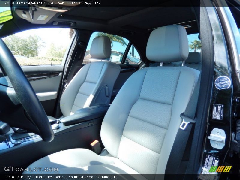Black / Grey/Black 2008 Mercedes-Benz C 350 Sport