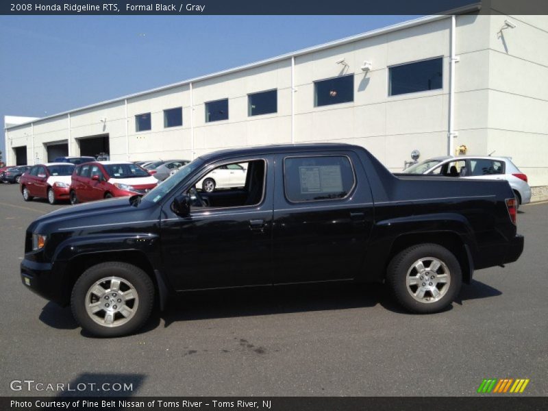 Formal Black / Gray 2008 Honda Ridgeline RTS