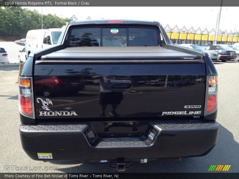 Formal Black / Gray 2008 Honda Ridgeline RTS