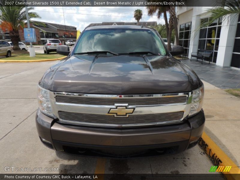 Desert Brown Metallic / Light Cashmere/Ebony Black 2007 Chevrolet Silverado 1500 LT Extended Cab