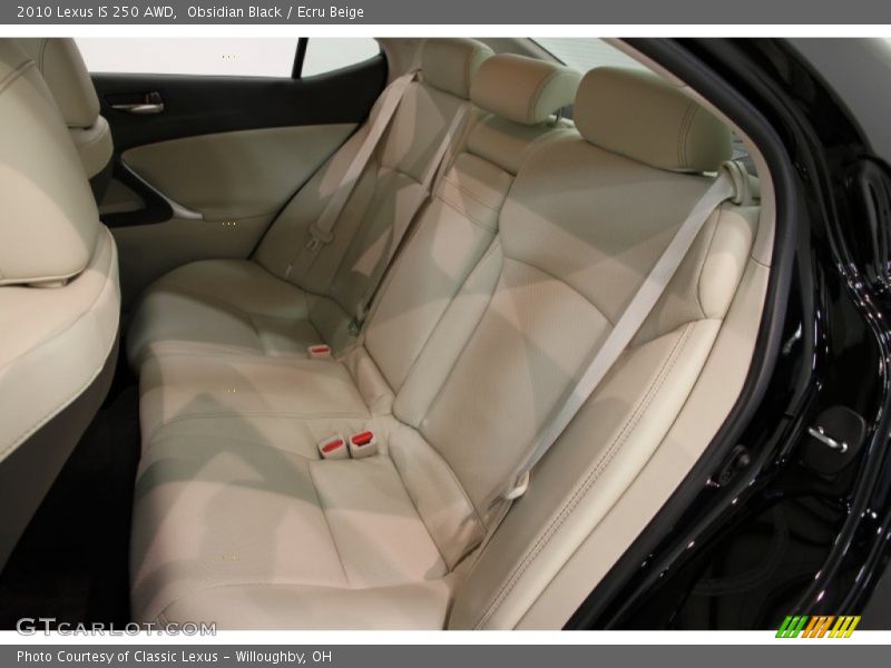 Obsidian Black / Ecru Beige 2010 Lexus IS 250 AWD