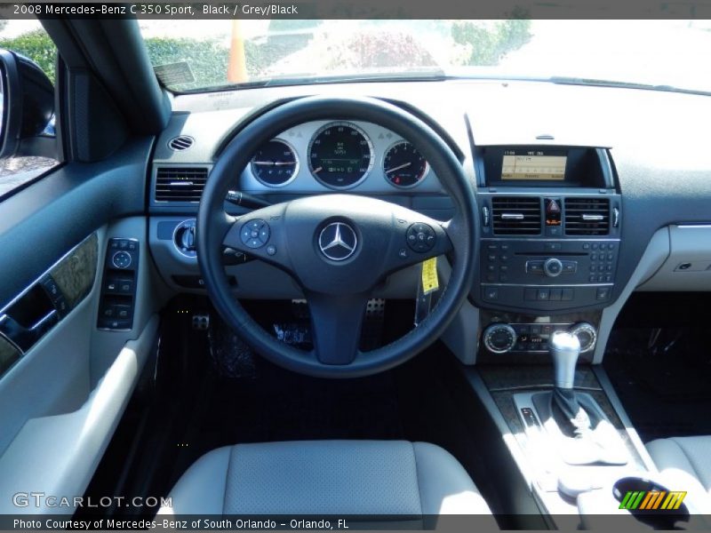 Black / Grey/Black 2008 Mercedes-Benz C 350 Sport