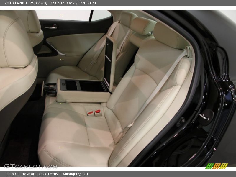 Obsidian Black / Ecru Beige 2010 Lexus IS 250 AWD
