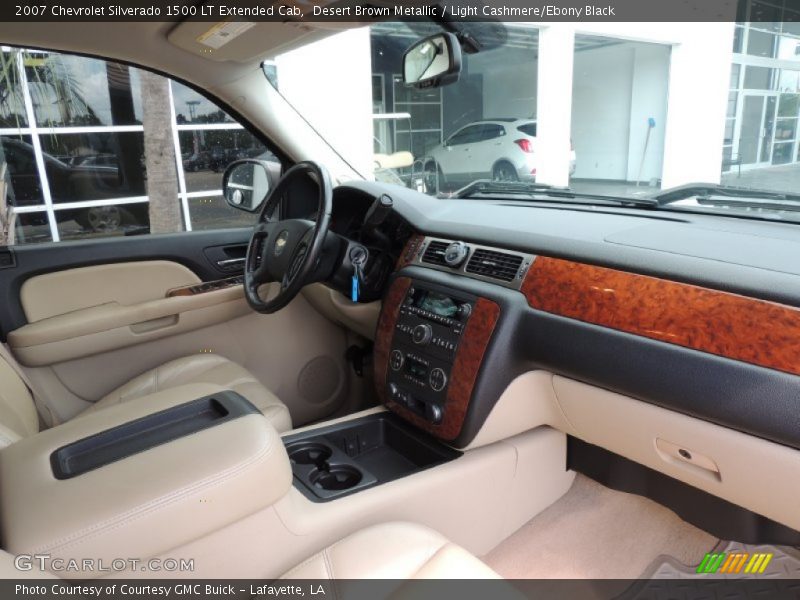 Desert Brown Metallic / Light Cashmere/Ebony Black 2007 Chevrolet Silverado 1500 LT Extended Cab