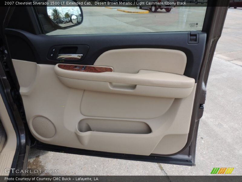 Desert Brown Metallic / Light Cashmere/Ebony Black 2007 Chevrolet Silverado 1500 LT Extended Cab