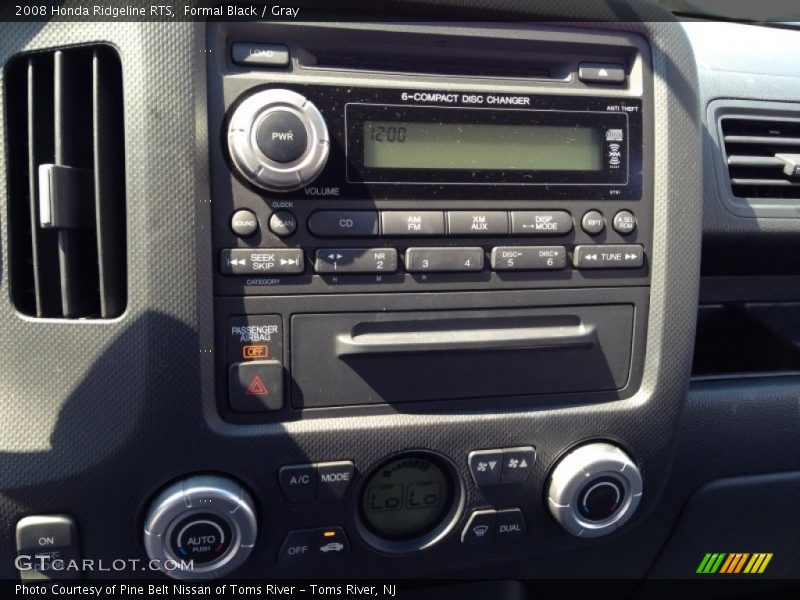 Formal Black / Gray 2008 Honda Ridgeline RTS
