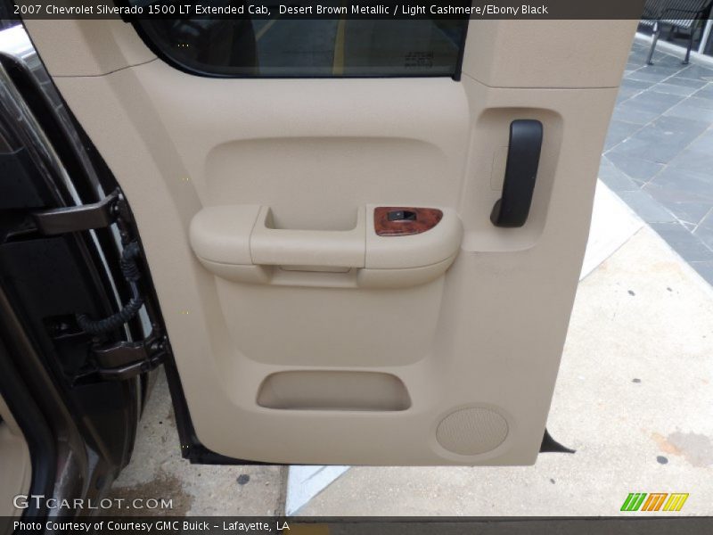 Desert Brown Metallic / Light Cashmere/Ebony Black 2007 Chevrolet Silverado 1500 LT Extended Cab