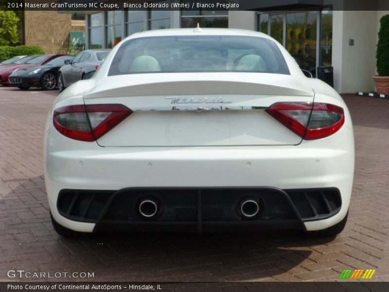 Bianco Eldorado (White) / Bianco Pregiato 2014 Maserati GranTurismo MC Coupe