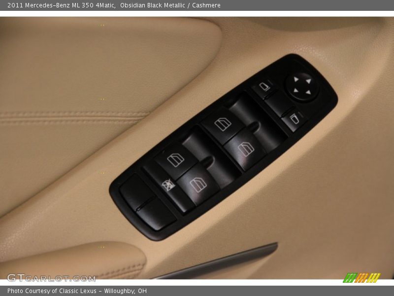 Obsidian Black Metallic / Cashmere 2011 Mercedes-Benz ML 350 4Matic