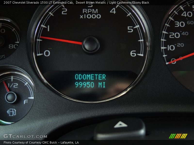 Desert Brown Metallic / Light Cashmere/Ebony Black 2007 Chevrolet Silverado 1500 LT Extended Cab