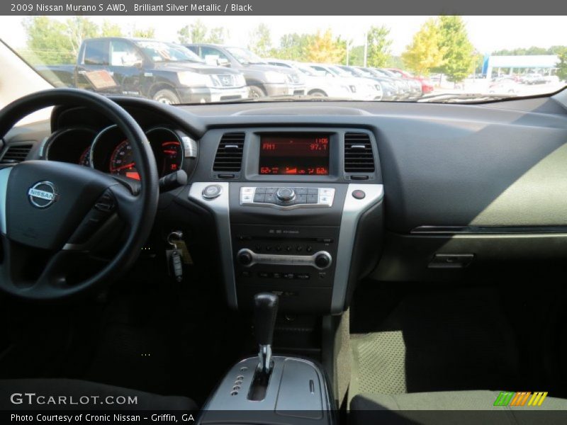 Brilliant Silver Metallic / Black 2009 Nissan Murano S AWD