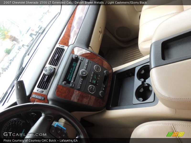 Desert Brown Metallic / Light Cashmere/Ebony Black 2007 Chevrolet Silverado 1500 LT Extended Cab