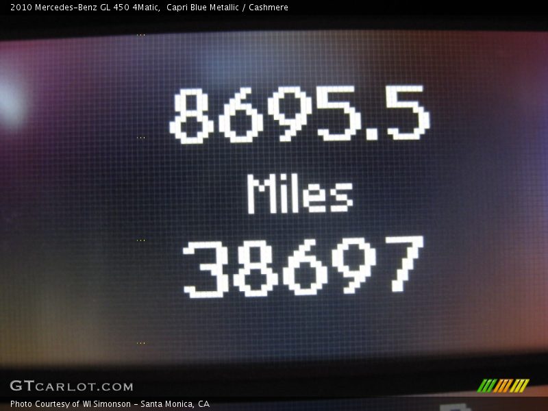 Capri Blue Metallic / Cashmere 2010 Mercedes-Benz GL 450 4Matic