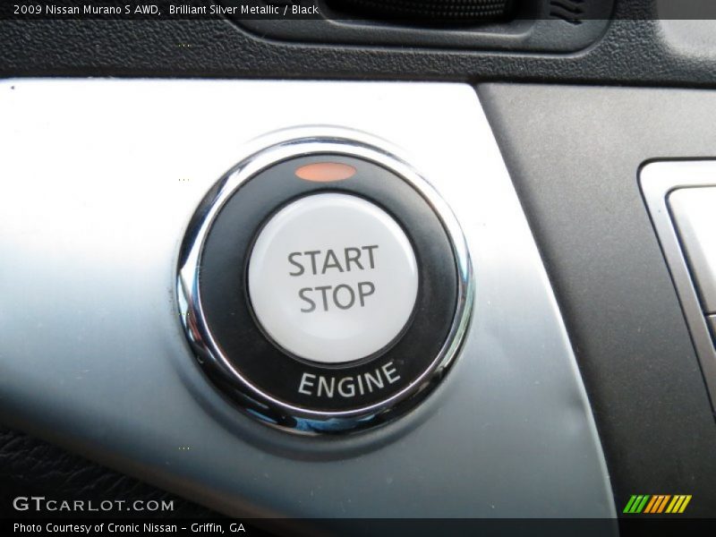 Brilliant Silver Metallic / Black 2009 Nissan Murano S AWD