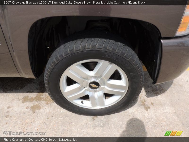 Desert Brown Metallic / Light Cashmere/Ebony Black 2007 Chevrolet Silverado 1500 LT Extended Cab