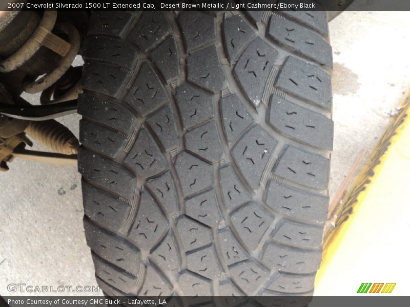 Desert Brown Metallic / Light Cashmere/Ebony Black 2007 Chevrolet Silverado 1500 LT Extended Cab