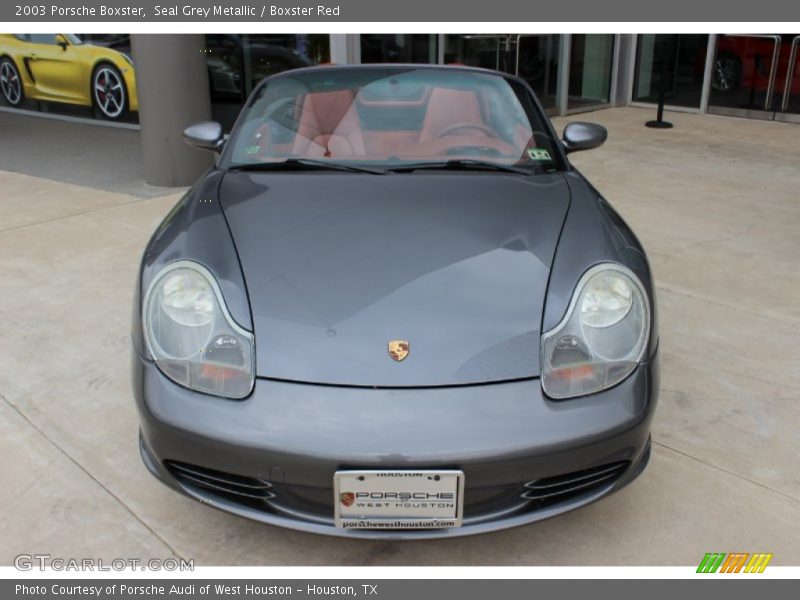Seal Grey Metallic / Boxster Red 2003 Porsche Boxster