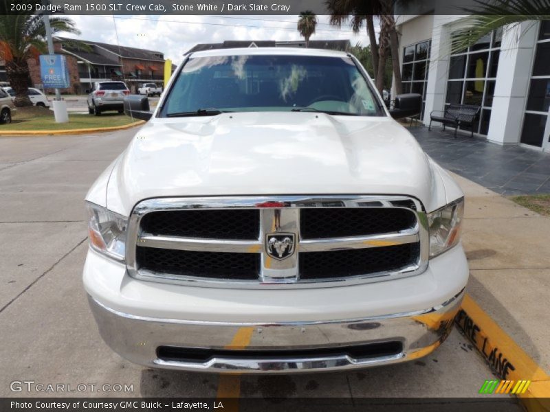Stone White / Dark Slate Gray 2009 Dodge Ram 1500 SLT Crew Cab
