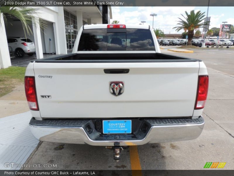 Stone White / Dark Slate Gray 2009 Dodge Ram 1500 SLT Crew Cab