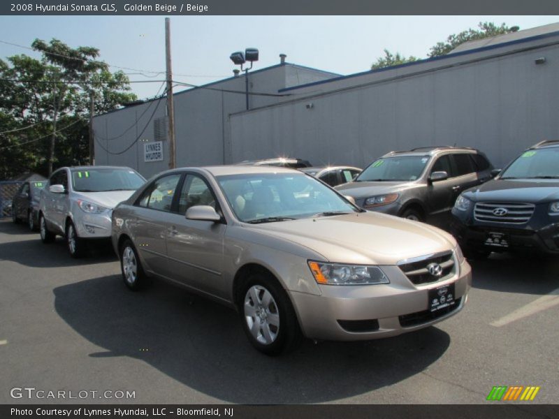 Golden Beige / Beige 2008 Hyundai Sonata GLS