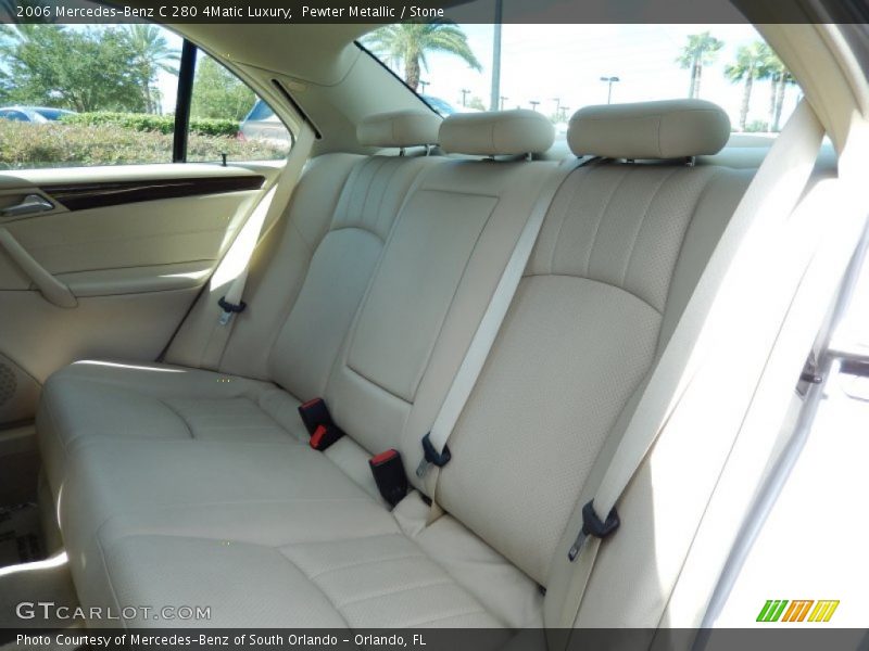 Pewter Metallic / Stone 2006 Mercedes-Benz C 280 4Matic Luxury