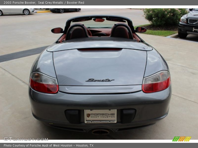 Seal Grey Metallic / Boxster Red 2003 Porsche Boxster
