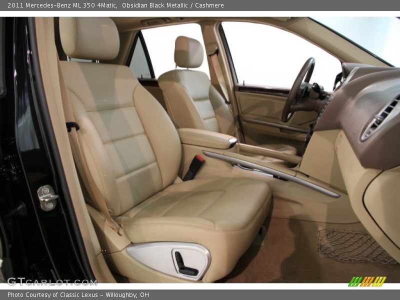 Obsidian Black Metallic / Cashmere 2011 Mercedes-Benz ML 350 4Matic