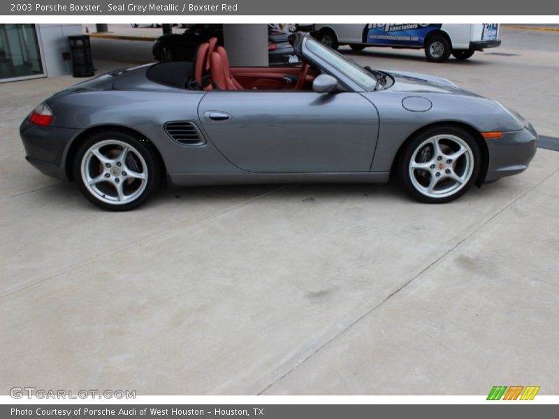 Seal Grey Metallic / Boxster Red 2003 Porsche Boxster