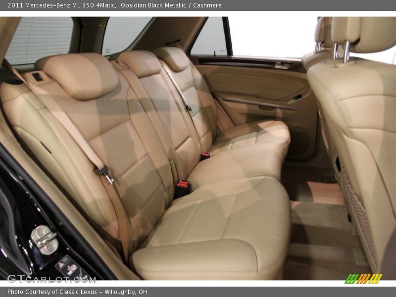 Obsidian Black Metallic / Cashmere 2011 Mercedes-Benz ML 350 4Matic