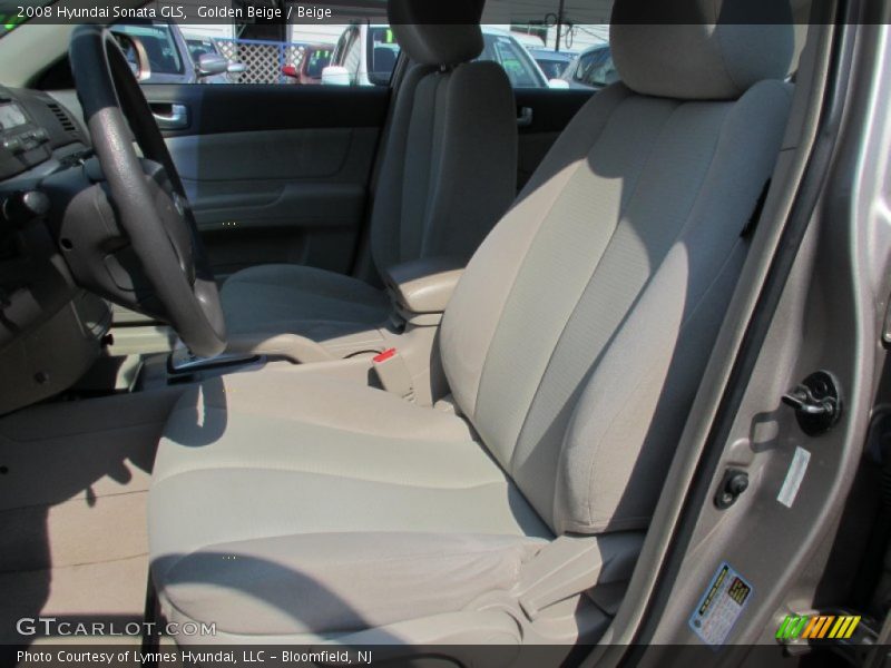 Golden Beige / Beige 2008 Hyundai Sonata GLS