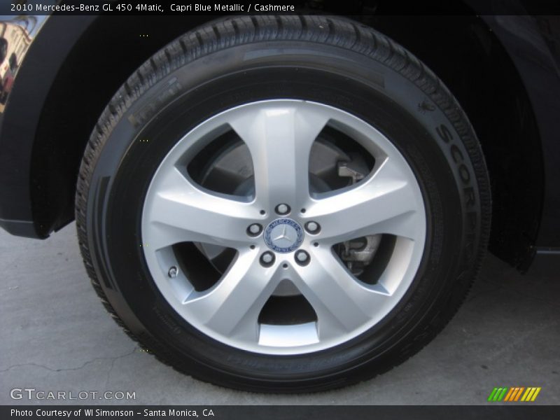 Capri Blue Metallic / Cashmere 2010 Mercedes-Benz GL 450 4Matic