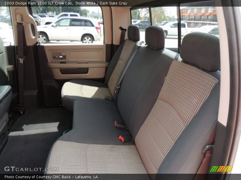 Stone White / Dark Slate Gray 2009 Dodge Ram 1500 SLT Crew Cab