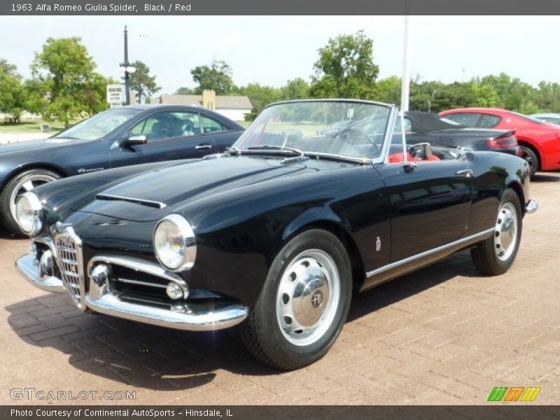 Front 3/4 View of 1963 Giulia Spider