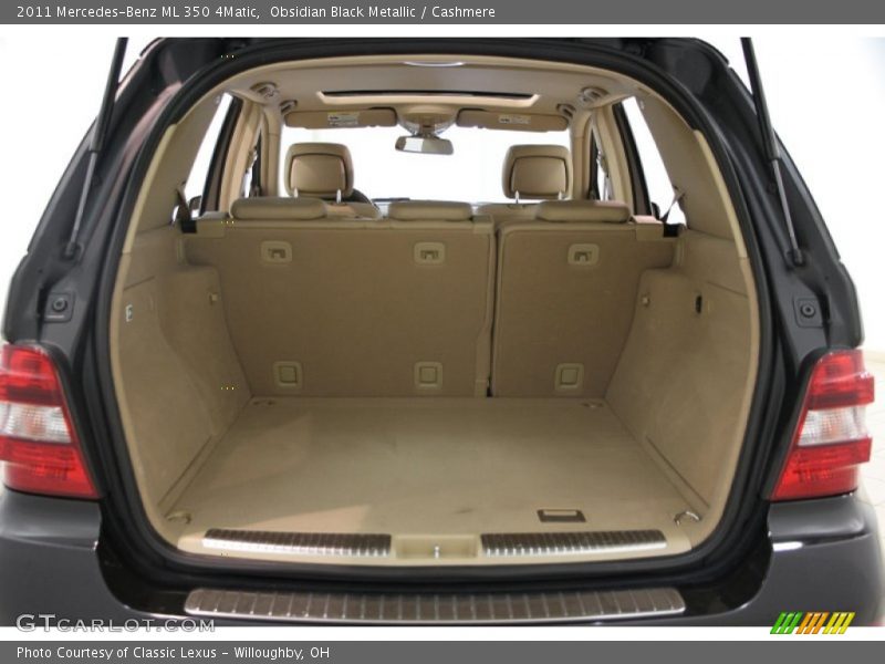 Obsidian Black Metallic / Cashmere 2011 Mercedes-Benz ML 350 4Matic