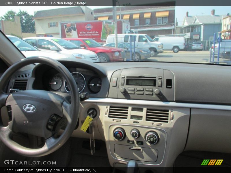 Golden Beige / Beige 2008 Hyundai Sonata GLS