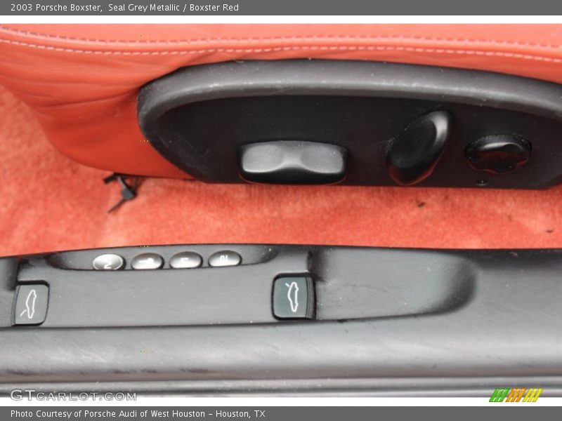 Seal Grey Metallic / Boxster Red 2003 Porsche Boxster