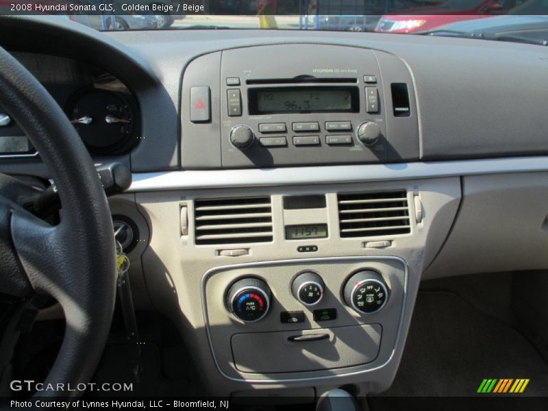 Golden Beige / Beige 2008 Hyundai Sonata GLS