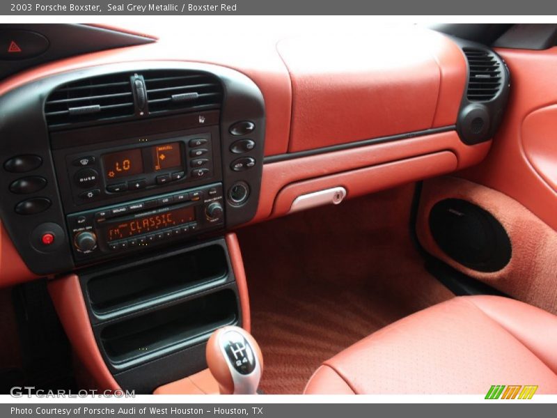Seal Grey Metallic / Boxster Red 2003 Porsche Boxster