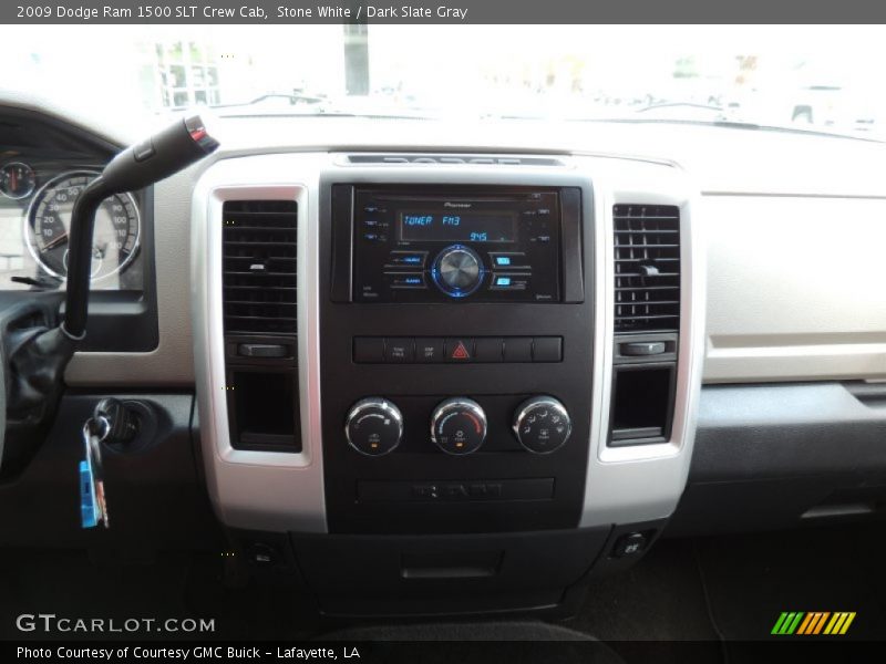 Stone White / Dark Slate Gray 2009 Dodge Ram 1500 SLT Crew Cab
