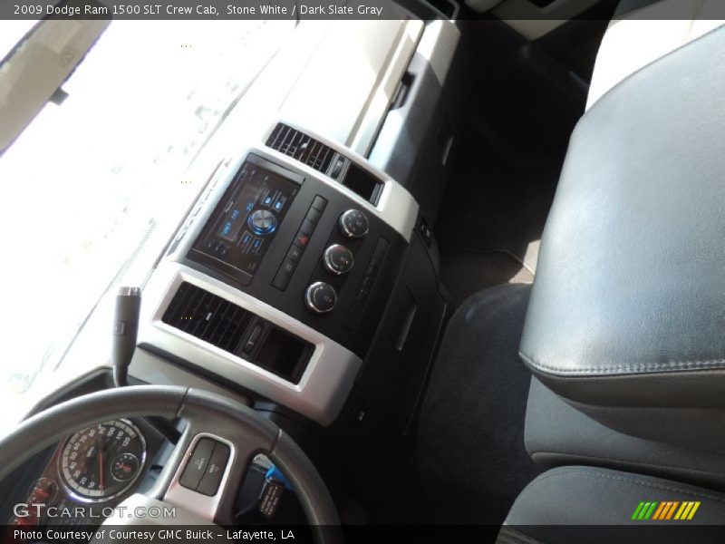 Stone White / Dark Slate Gray 2009 Dodge Ram 1500 SLT Crew Cab