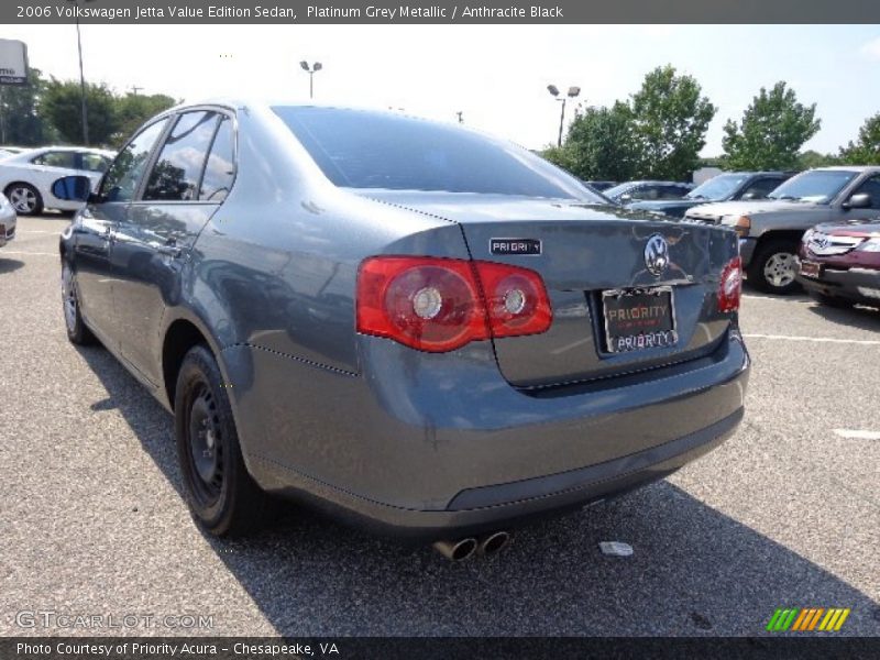 Platinum Grey Metallic / Anthracite Black 2006 Volkswagen Jetta Value Edition Sedan
