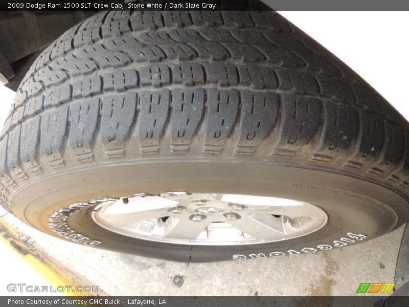 Stone White / Dark Slate Gray 2009 Dodge Ram 1500 SLT Crew Cab
