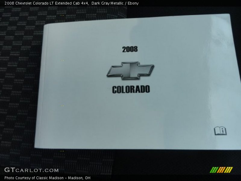 Dark Gray Metallic / Ebony 2008 Chevrolet Colorado LT Extended Cab 4x4