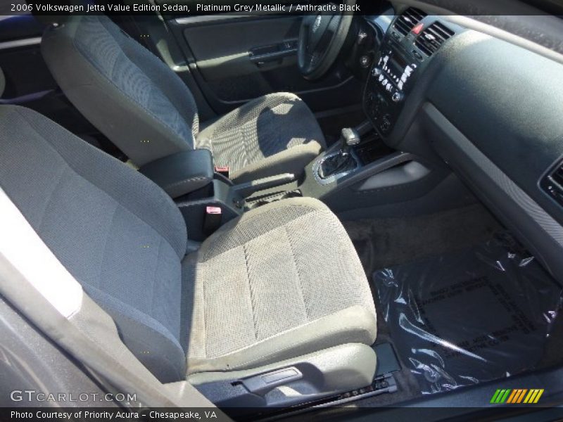 Platinum Grey Metallic / Anthracite Black 2006 Volkswagen Jetta Value Edition Sedan
