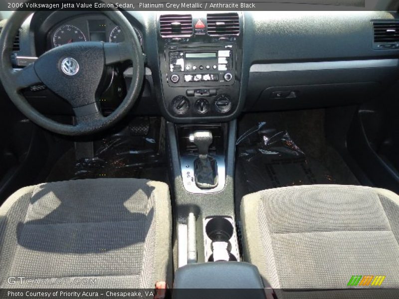 Platinum Grey Metallic / Anthracite Black 2006 Volkswagen Jetta Value Edition Sedan