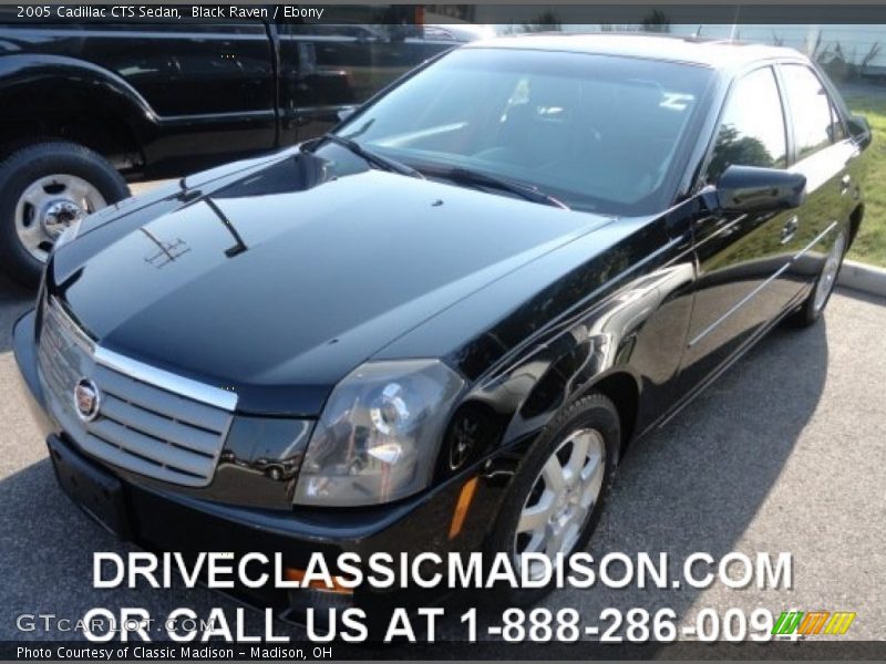 Black Raven / Ebony 2005 Cadillac CTS Sedan